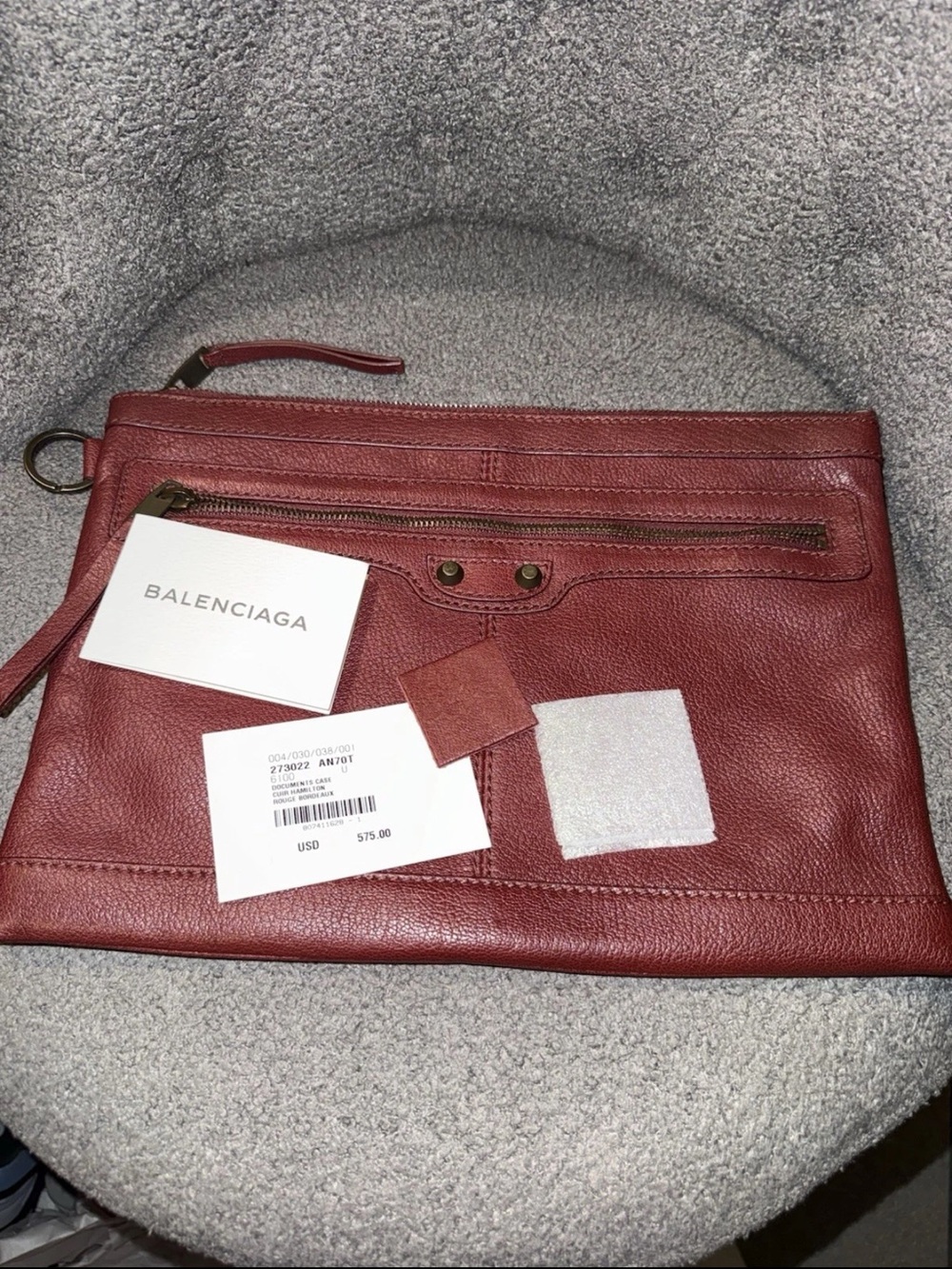BALENCIAGA Motocross Classic Clip M Clutch 273022